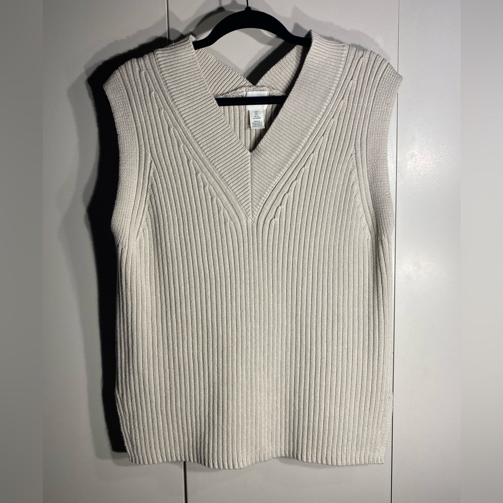 Oversized Sweater Vest